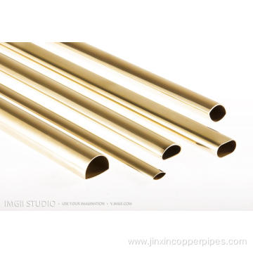 Oval Brass Tube CU70ZN30